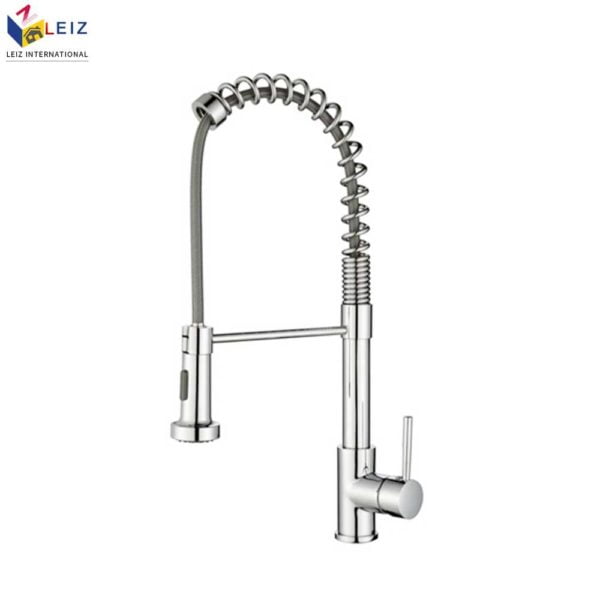 Pull down kitchen faucet